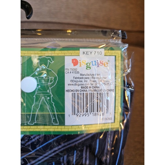 Disguise Wicked Elphaba Shiz Child Costume‎ Dress Up Size S 4-6X Halloween NEW - Picture 9 of 9